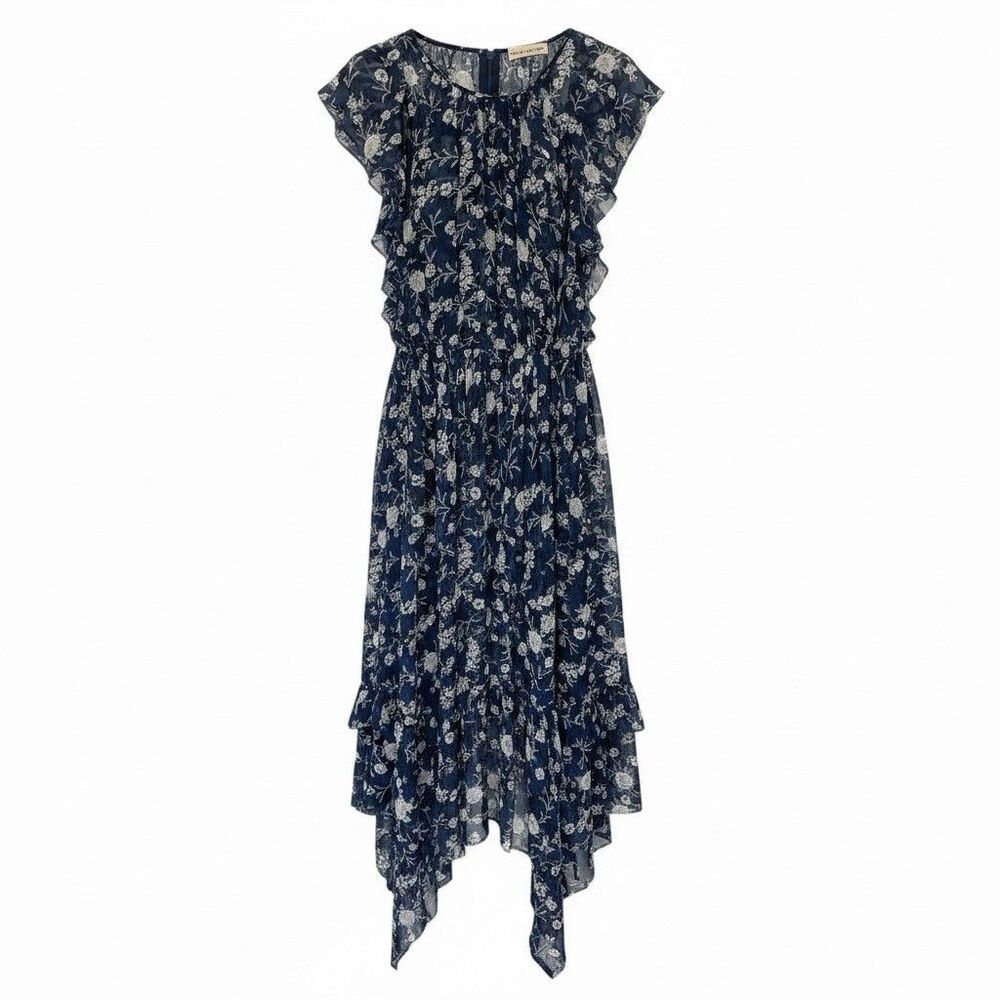 NWOT Ulla Johnson Caterina Dress in Azure Size 2 Whimsygoth Fairy Floral Garden